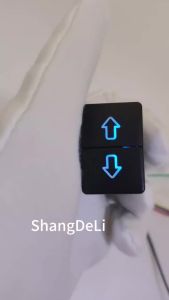 2024Car Dual Key LED Light Switch เปิดปิดขึ้นลง Arrow Push ปุ่มใช้สำหรับ Toyota Hilux RAV4 Land Cruiser Lc200อุปกรณ์เสริม