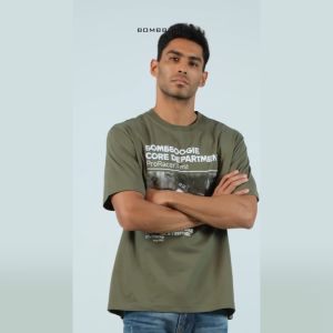 Bombboogie Kaos Pria Regular Mosley Green 2.0 12E23B4GN