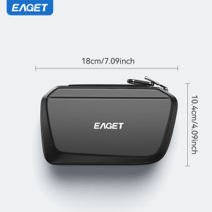 EAGET EB100 EVA Shockproof Hard Drive Case Portable Storage Bag for Power Bank/USB Drive Compact Travel Organizer