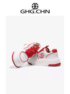 Kangguer Luxury New Chinese Style Original Flat Casual Womens Shoes 2025 New Model Board Shoes Heightening Genuine Leather