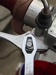 1pcs 8-24 mm universal multifunctional ring wrench set double-headed self-tightening adjustable wrench manual maintenance tool.