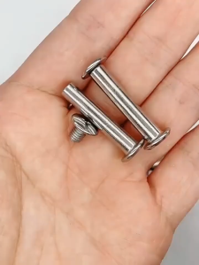 100Pcs Binding Screw Post Stainless Steel Ledger Screws Photo Album Screws