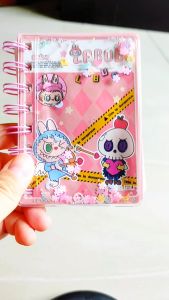 Binder Notebook A7 Air Glitter Labubu | Pocket Memo | Mini Binder Labubu | Rabubu | Labubu | Buku Air | Mini Notes | Buku A7 - Paper Stationery