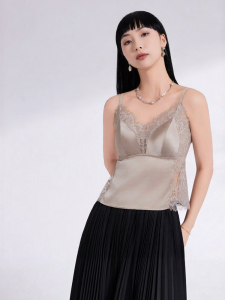 Huyu | Summer Chinese Style Silk Bralette Top