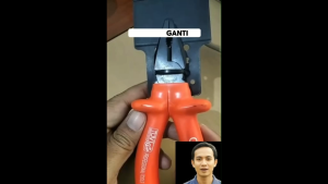 Tang Kombinasi Listrik CAMEL 6 Inch – Tang Serbaguna Gagang Karet Nyaman & Kuat
