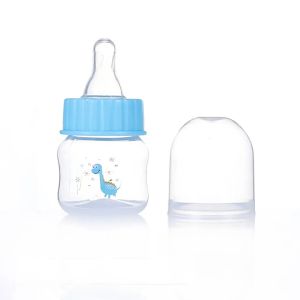 ขวดนมป้อนนมแบบพกพาสำหรับทารกแรกเกิดขนาด50มล. ขวดนมป้อนน้ำผลไม้สำหรับเด็กทารกที่ปลอดภัยไร้สาร BPA