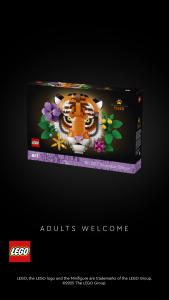[BrickMonster] Lego 31217 ART The Fauna Collection - Tiger