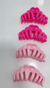 Jepit rambut motif kerang isi 12 pcs jepit salon jari 8