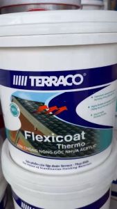 Sơn chống nóng Terraco Flexicoat Thermo (5lít). Bảo vệ chất nền bằng cách phản xạ tới 90% nhiệt mặt trời từ bề mặt.