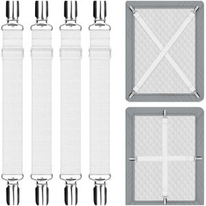 Anti-Slip Bed Sheet Holder Dormitory Bedroom Cushion Cover Tablecloth Clamp Elastic Band Fixed Bracket for Home Organization