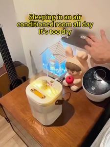 XPX 2000ml dual-spray humidifier 280ml/h high mist output quiet operation + night light safe for mothers and babies