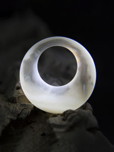 จี้เปลือกหอยรูปวงกลม DIY ทำมือ อุปกรณ์สร้อยคอ เครื่องประดับแฟชั่น โลหะผสม ทองแดง ทองแดงผสมสีทอง ทองแดงผสมสีขาว