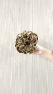 Elegant Messy Bun Claw Clip Wavy Curly Hairpiece Synthetic Women Hair Accessories Easy Wear Instant Volume Hair Bun for Daily Pa