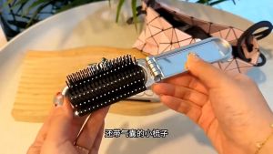1pcs Portable Folding Air Cushion Comb with Makeup Mirror Cartoon Portable Foldable Head Massage Hairdressing Comb