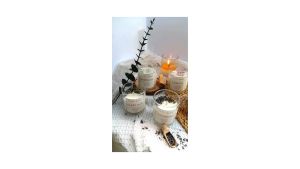 LunaShine Scented Candle Pure Essential Oil Candle  Soy Wax Candle Natural Scented Candle 90g