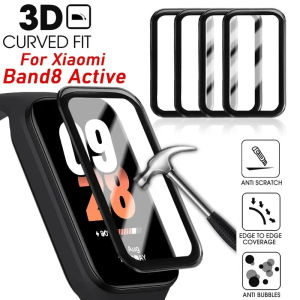 Curved Film for Xiaomi Mi Band8 Active Screen Protector Anti-scratch Full Cover Protective Film for Mi Band 9 Active Not Glass