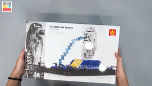 CreativeCrazi Cityscaper Merlion Architectural Model 503-Piece Building Block Set for Ages 6+
