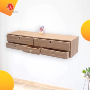 Rak Laci Dinding Nakas 5 Kotak Penyimpanan Minimalis 80x20cm Model Melayang Tempel Dinding Gantung Rak Kayu Modern - Lazada