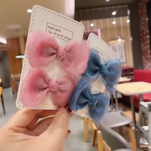 Kids Twin Set Bow Hairclips Korean Style Children Hair Pins Cute  Princess Hair Pin Kids Hairpins Pin Rambut