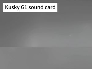 Kusky G1 Gaming Mixer Sound Card Audio Interface for Smart PhoneLaptopLive StreamingGaming
