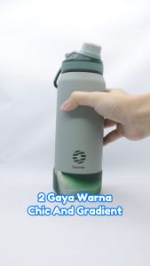 FJBottle - Botol Minum Tumbler Olahraga Flowy Gradasi 710ml BPA FREE SUS 304 Tahan Dingin dan Panas dengan Pegangan Nyaman