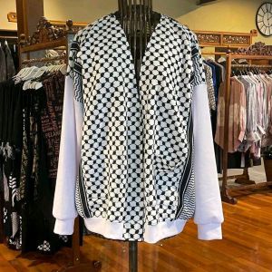 Cardigan Kaffiyeh DP Studio by Dian Pelangi LIMITED EDITION Jacket Outer Coat Blazer Bolero Cardi Casual Formal Kerja Kantor Pesta Kondangan Lebaran Wanita Hijaber Cantik Anggun Modis Modern Simple Elegan Mewah Model Korea Terbaru Motif Palestina Kekinian