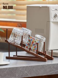 เก้าอี้สำหรับวางแก้วน้ำแบบตั้งตรง จัดระเบียบ ระบายอากาศได้ดี สำหรับใช้ในครัวเรือน ของใช้ในบ้าน ของตกแต่งบ้าน สไตล์โมเดิร์น