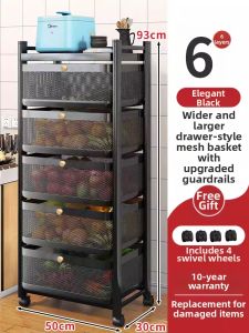 QINQI | Vegetable and Snack Multifunctional Storage Rack