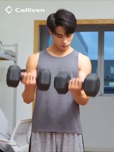 JIOYANG 10 Kg Hex Rubber Dumbbell/Dumbbell Karet Hexagonal