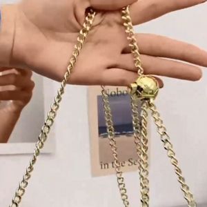 3Color Link Replacement For Clip Bracket Twisted Chain Strap Metal Iron Hook Crossbody Mobile Phone Simple Charm High Quality Fashionable Detachable Lanyard MK