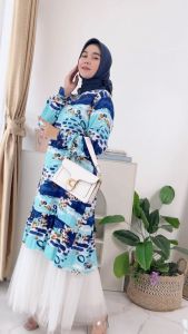 ISABEL Daily Tunik Rayon Premium Free Belt By Grosirantasik