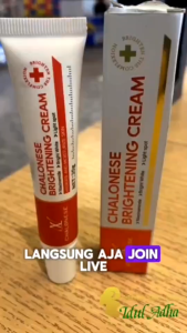 CHALONESE Brightening & Whitening Cream 20g - Pencerah & Anti Bintik BPOM