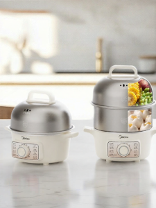 Midea | Small Automatic Off Timer Double-layer Egg Cooker