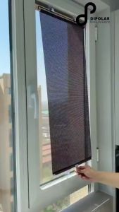 Rèm Che Nắng Ô Tô Cửa Sổ Cửa KínhBạt mành Rèm vải Tự Cuốn Che nắng Ô Tô Ban Công Cửa Sổ đa năng