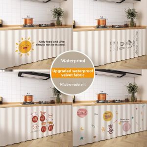 XILOUYUE | Waterproof and Greaseproof Dust Cover Curtain