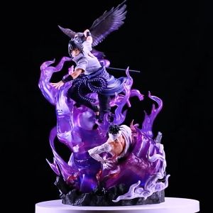 NARUTO🔥UCHIHA SASUKE VS DANZO SHIMURA🔥ACTION FIGURE TOYS STATUES