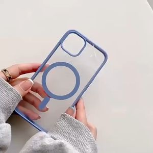 [เคสแม่เหล็ก] ใส เคส For iPhone 11 13 15 16 12 14 Pro Max XR X XS Max 7 8 Plus SE 2020 2022 เคสผิวด้าน เคส แม่เหล็ก ชาร์จได้ สำหรับ