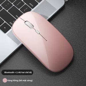 Chuột Không Dây Bluetooth Đa Chế Độ Im Lặng cho Phụ Nữ Văn Phòng và Gaming