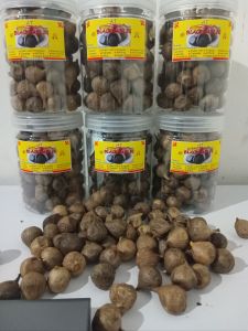 Black garlic bawang tunggal oven 250 gram free kardus packing baru