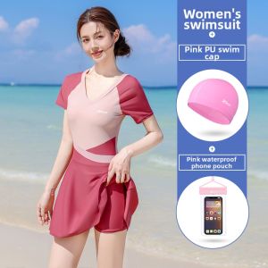 XTEP | Slimming Tummy Conceal Conservative One-Piece Swimsuit