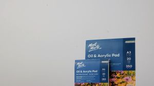Mont Marte Oil & Acrylic Pad 350gsm A4/A3- 20 Sheets