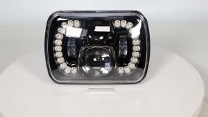 2PCS/1PCS 5X7 7X6 inch Rectangular Sealed Beam High/Low LED Headlight With DRL for Jeep Wrangler YJ Cherokee XJ truck 4X4