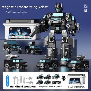Letop Baby | Magnetic Assembling Deformation Robot Car Toy