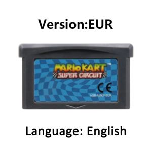 Bandai | Mario GBA Games cards EUR USA Version GBA Game Cartridge 32 Bit Video Game Console Card Series Super  Wario Land4