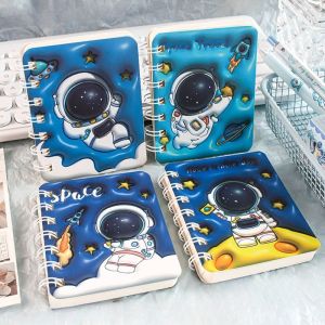 A7 1pc Cute Mini Spiral Notebook Cartoon Diary Notepad Coil Book School Stationery Office Supplies