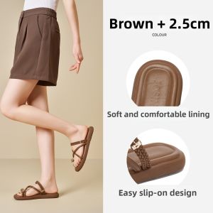Josiny | Casual Vintage Soft Sole Braided Sandals