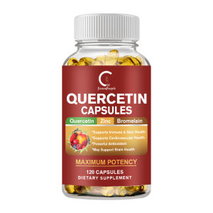 GPGP GreenPeople Quercetin And Bromelain Capsules Vegan Antioxidant - Supports Cardiovascular & Immune Health