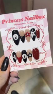 PrincessNailbox[mãTP31]móng úp sơn gelthiết kế thủ công(tặng keodũamiếng dángiấy lau…)