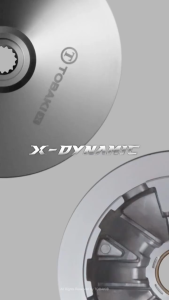 TOBAKI X CVT Racing Pulley Set Front NMAX NVX155 X-DYNAMIC Depan Belakang