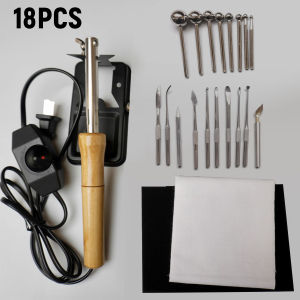 Bộ Dụng Cụ Làm Hoa Vải Tự Làm TUNGFULL Với 8-18 Đầu Gia Nhiệt 220V/110V Chất Liệu Gỗ Dụng Cụ Thủ Công Làm Hoa Giả